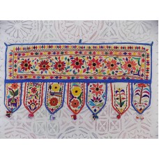 Vintage Indian Rare Door valances window Toran Hand made Decor Embroidered T144   283092699809